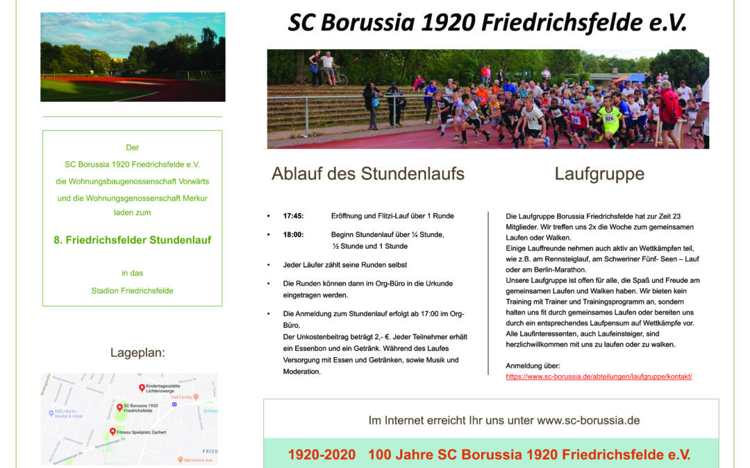 8. Friedrichsfelder Stundenlauf