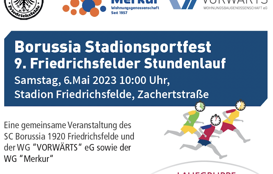 6. Mai 2023 – 9. Friedrichsfelder Stundenlauf