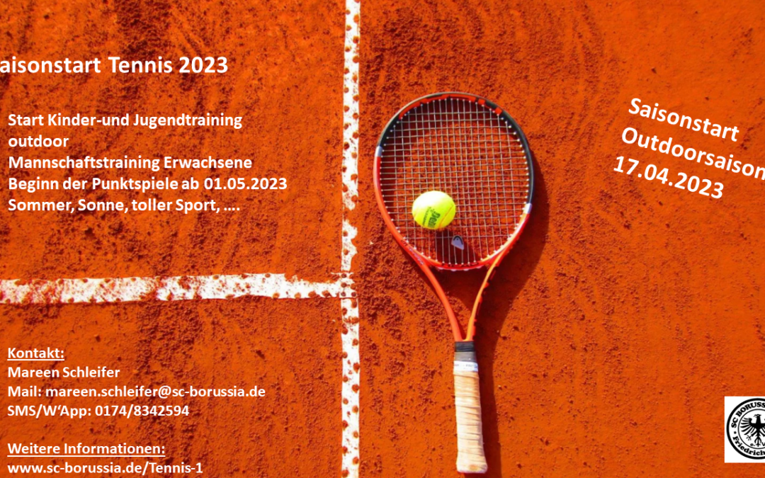 Saisonstart Tennis 17.04.2023