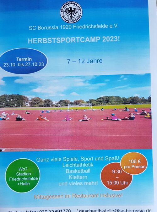 Herbstsportcamp 2023