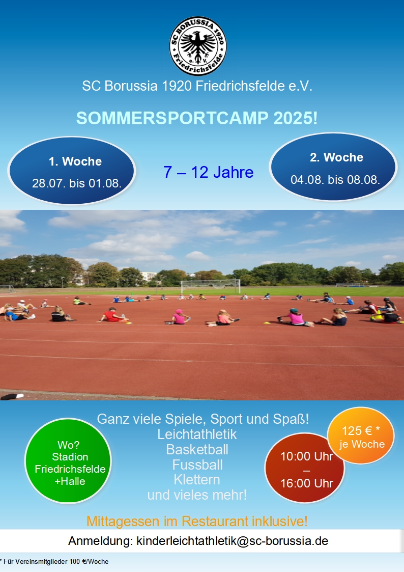 Sommercamp 25 Flyer