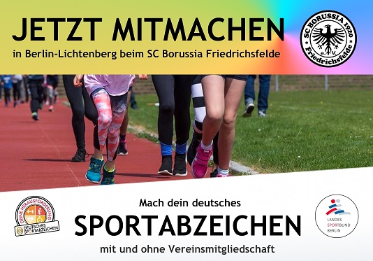 Mach Dein Sportabzeichen beim SC Borussia