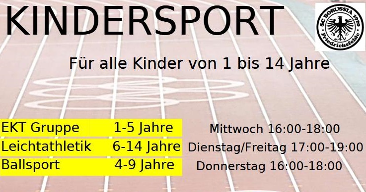 Kindersport beim SC Borussia
